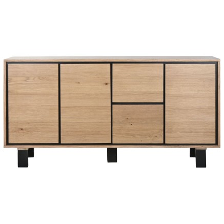 Sideboard Home ESPRIT Metal MDF Wood 160 x 38 x 80 cm 2