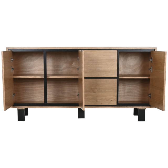 Sideboard Home ESPRIT Metal MDF Wood 160 x 38 x 80 cm