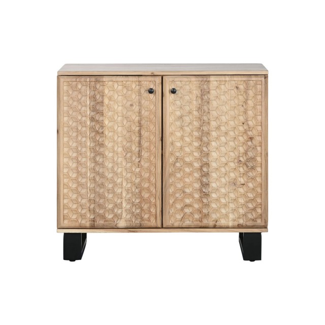 Aparador Home ESPRIT Metal Acacia 88 x 40 x 80 cm