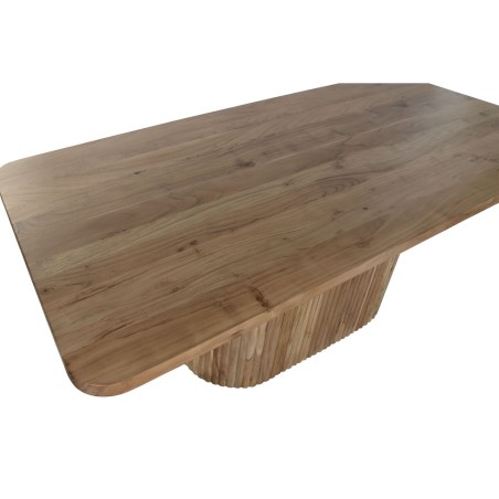 Table de Salle à Manger Home ESPRIT Bois d'acacia 200 x 100 x 76 cm