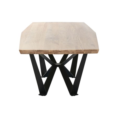 Mesa de Comedor Home ESPRIT Metal Madera de acacia 220 x 100 x 76 cm