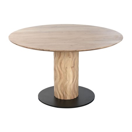 Esstisch Home ESPRIT Metall Akazienholz 130 x 130 x 76 cm