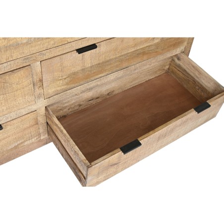 Cassettiera Home ESPRIT Marrone Nero Alpino 180 x 45 x 91 cm