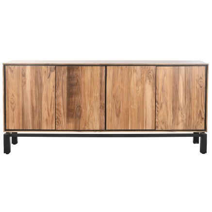 Buffet Home ESPRIT Marron Teck Acacia 175 x 40 x 80 cm 2