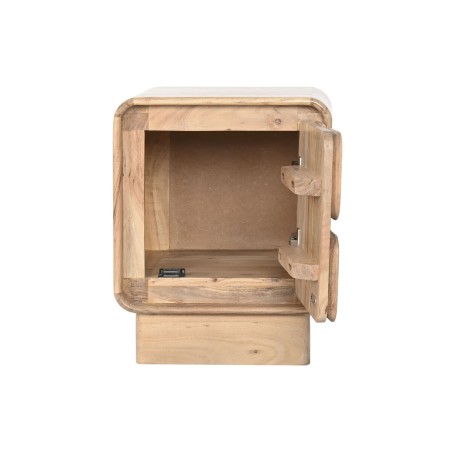 Mesita de Noche Home ESPRIT Natural 40 x 40 x 50 cm