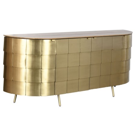 Aparador Home ESPRIT Dorado Latón Madera de mango 197 x 46 x 85 cm