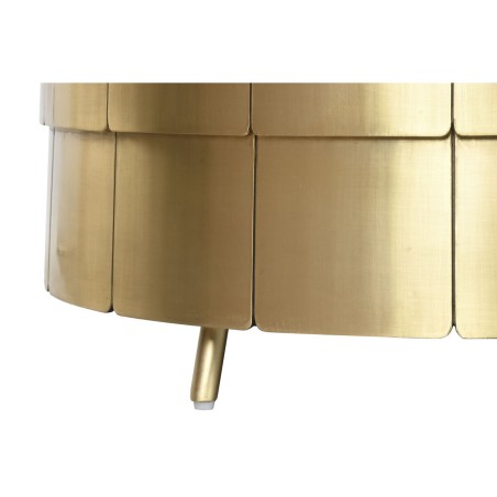 Table Basse Home ESPRIT Doré 90 x 90 x 45 cm