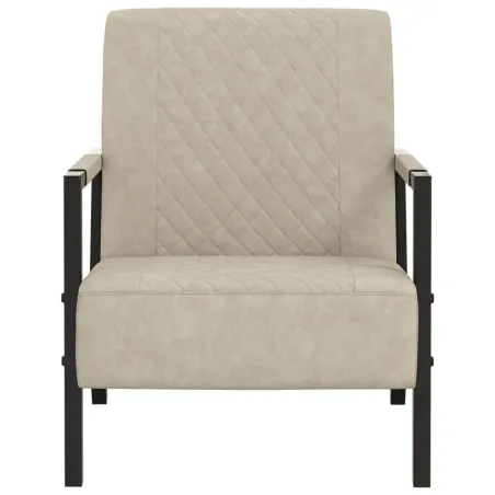 Fauteuil Gris clair Similicuir
