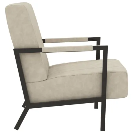 Fauteuil Gris clair Similicuir