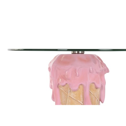 Side table Home ESPRIT Pink 48 x 48 x 49 cm 2