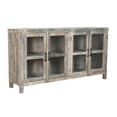 Aparador Home ESPRIT Blanco Marrón Madera Reciclada 170 x 40 x 90 cm