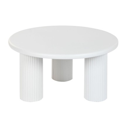 Table d'appoint Home ESPRIT Blanc 75 x 75 x 40 cm 2