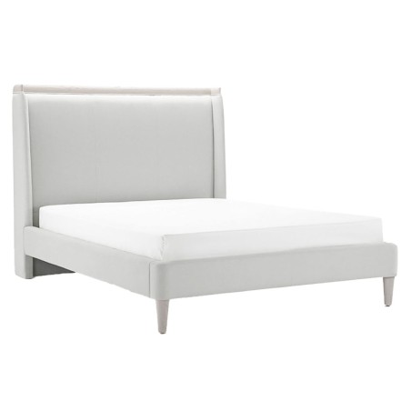 Cama Home ESPRIT Gris claro 196 x 223 x 135 cm