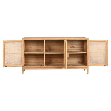 Anrichte Home ESPRIT Hellbraun Rattan Tanne 120 x 40 x 65 cm
