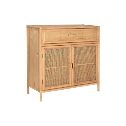 Credenza Home ESPRIT Marrone Chiaro Rattan Abete 100 x 40 x 100 cm