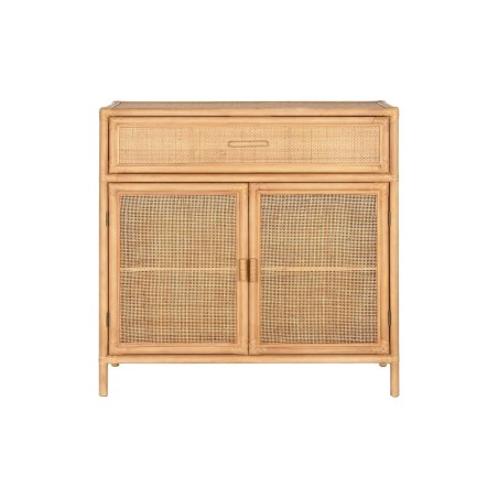 Sideboard Home ESPRIT Light brown Rattan Fir 100 x 40 x 100 cm