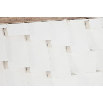 Headboard Home ESPRIT White Natural 180 X 5 X 90 CM 2
