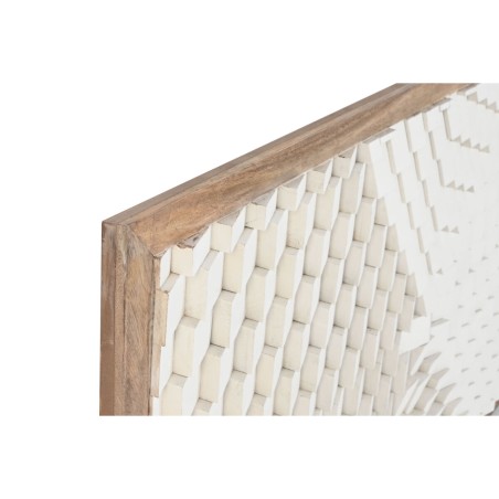 Testiera del Letto Home ESPRIT Bianco Naturale 180 X 5 X 90 CM