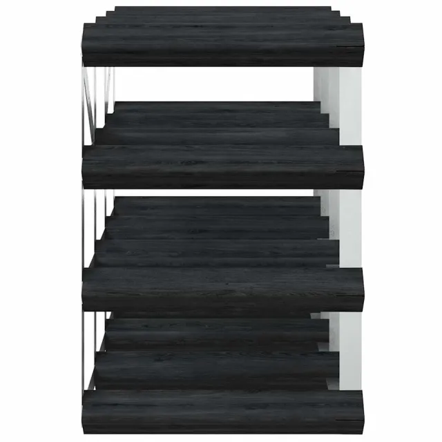 Casier à bouteilles pour 12 bouteilles Noir Bois de pin solide