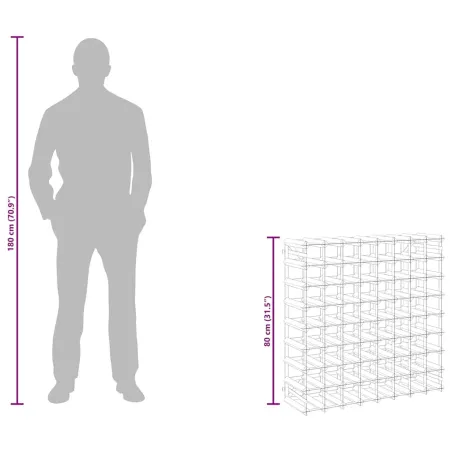 Casier à bouteilles pour 72 bouteilles Noir Bois de pin solide