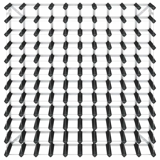 Casier à bouteilles pour 120 bouteilles Noir Bois de pin solide