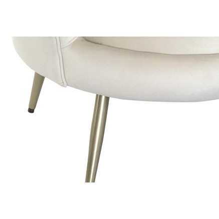 Sofa Home ESPRIT Creme 130 x 77 x 83 cm 2