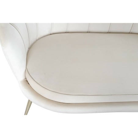 Canapé Home ESPRIT Crème 130 x 77 x 83 cm
