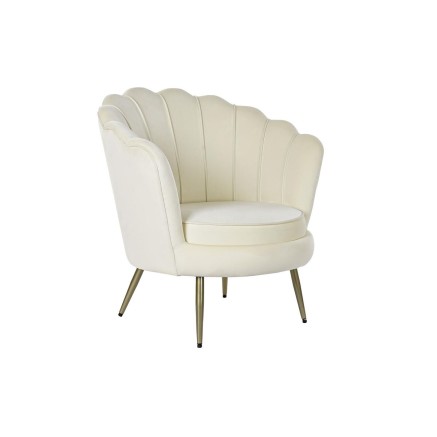 Sessel Home ESPRIT Creme 80 x 75 x 86 cm