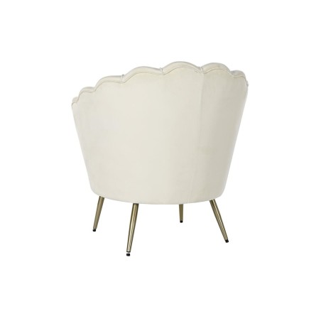 Fauteuil Home ESPRIT Crème 80 x 75 x 86 cm
