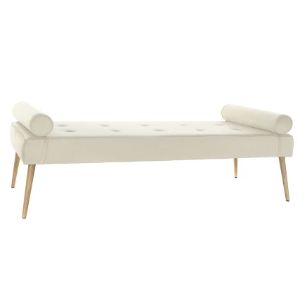 Divan Home ESPRIT Cream Metal 184 x 76 x 62 cm 2