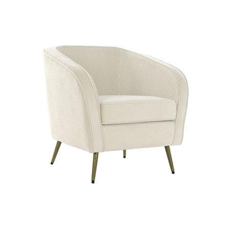 Poltrona Home ESPRIT Crema 70 x 68 x 73 cm