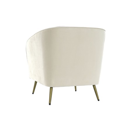 Poltrona Home ESPRIT Crema 70 x 68 x 73 cm