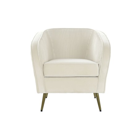 Poltrona Home ESPRIT Crema 70 x 68 x 73 cm