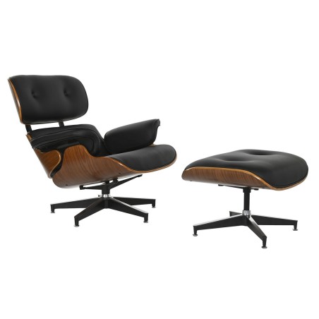 Siège Home ESPRIT Blanc Marron Noyer 89 X 87 X 79 cm