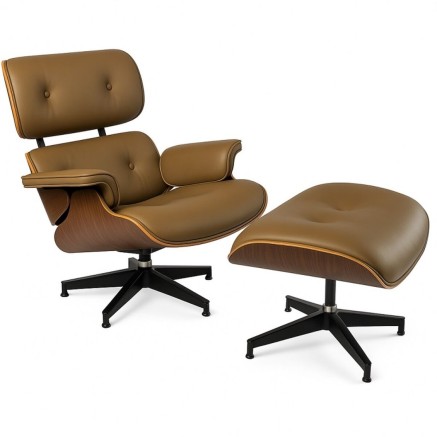 Siège Home ESPRIT Marron Camel Noyer 89 X 87 X 79 cm 2