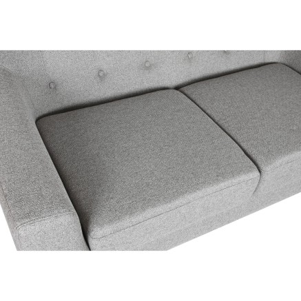 Sofa Home ESPRIT Grey Cream Natural Scandi 146 x 84 x 82 cm 2