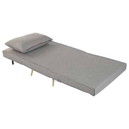 Divano Letto Home ESPRIT Grigio Crema Scandi 90 x 90 x 84 cm