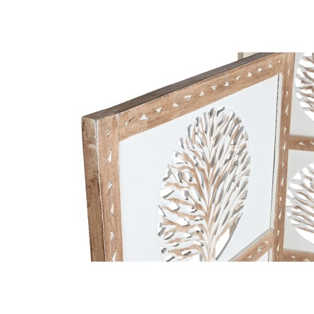 Paravento Home ESPRIT Bianco Naturale Legno di mango Legno MDF 153 X 2