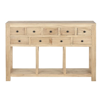 Console Home ESPRIT bois mindi 120 x 30 x 80 cm 2