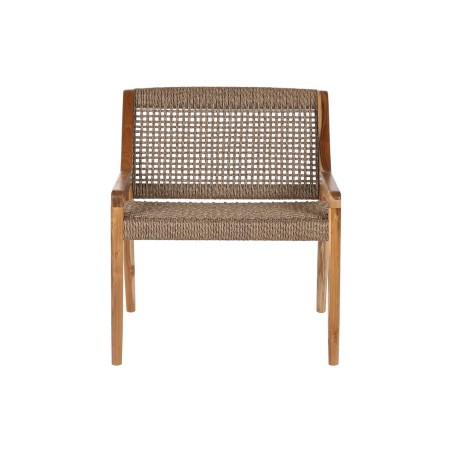 Siège Home ESPRIT Marron Teck Fibre synthétique 65 X 62 X 72 CM
