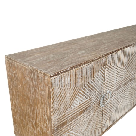 Buffet Home ESPRIT Blanc Bois de manguier 180 x 40 x 80 cm