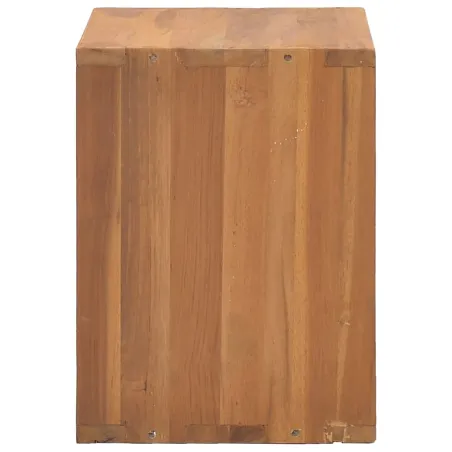 Table de chevet 40x30x40 cm Bois de teck solide