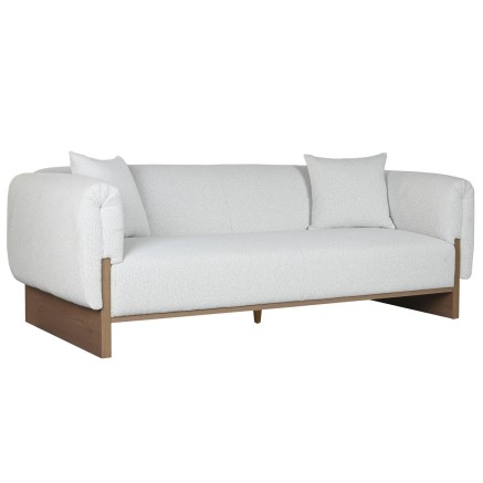 Divano Home ESPRIT Marrone Grigio Scandi 220 x 95 x 77 cm