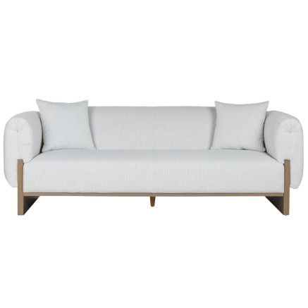 Sofa Home ESPRIT Braun Grau Scandi 220 x 95 x 77 cm 2