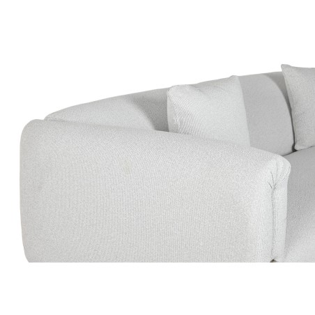 Sofa Home ESPRIT Braun Grau Scandi 220 x 95 x 77 cm