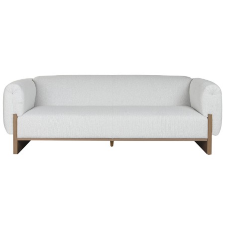 Sofa Home ESPRIT Braun Grau Scandi 220 x 95 x 77 cm