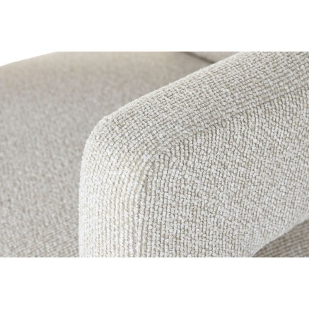 Poltrona Home ESPRIT Bianco Poliestere Legno 67 X 61,5 X 67,5 CM 2