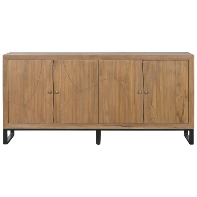 Sideboard Home ESPRIT Teak MDF Wood 180 x 40 x 85 cm