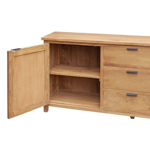 Buffet Home ESPRIT Rotin bois de teck 180 x 50 x 85 cm