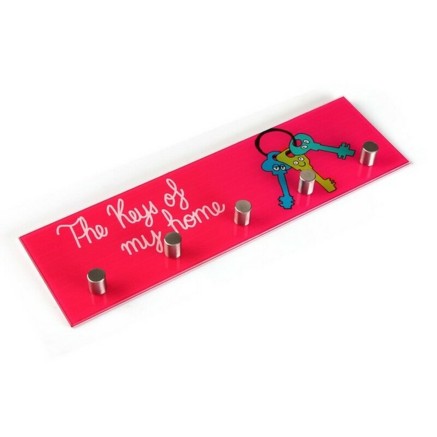 Wall mounted coat hanger Versa 1 Crystal Pop 40 x 12 cm (40 x 12 x 5 c